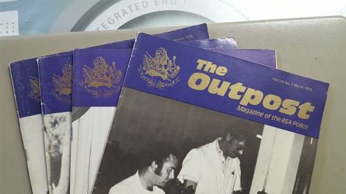 RHODESIA; BSAP OUTPOST MAGAZINES (4)