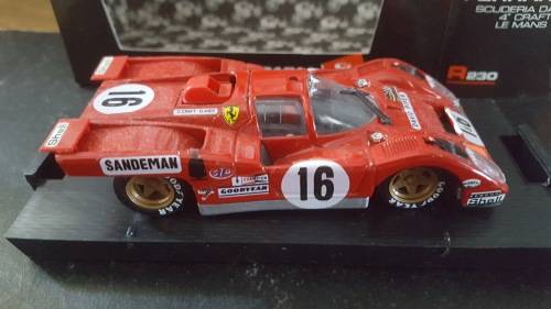 BRUMM;  FERRARI 512M LE MANS 1971 DAVID PIPER