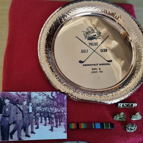 RHODESIA, BSA POLICE SUPPORT UNIT (BLACKBOOTS) OFFICER SWORD SOLINGEN.