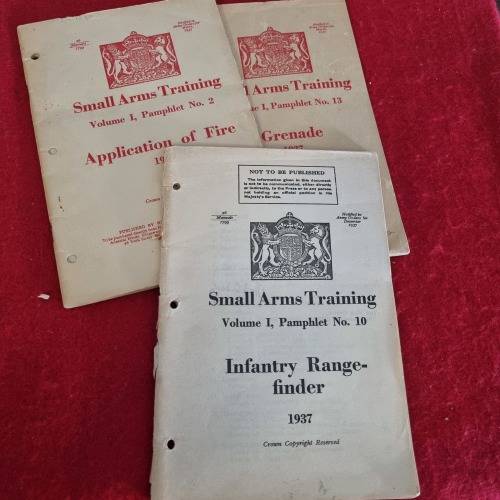 RHODESIA, BRIT ARMY INSTRUCTIONAL BOOKLETS USED BY RHODESIAN ARMY INSTRUCTORS(3)