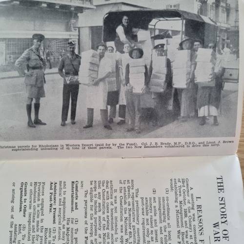 RHODESIA NATIONAL WAR FUND OF SOUTHERN RHODESIA 1944 booklet 23 Pgs