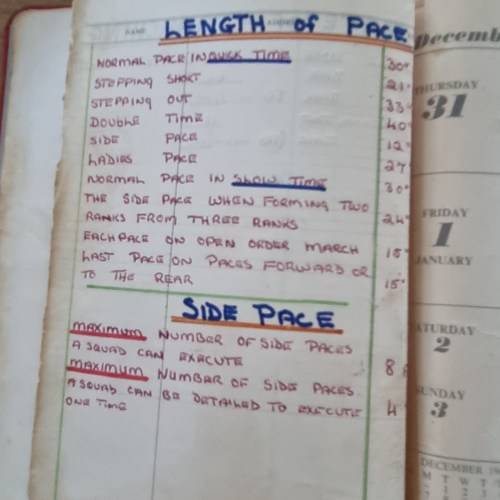 RHODESIA, TRAINING MANUAL INSCRIBED SGT PRETORIUS TRAIINING TROOP RLI CRANBORNE