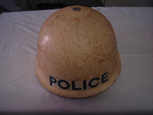 RHODESIA BSAP RIOT HELMET