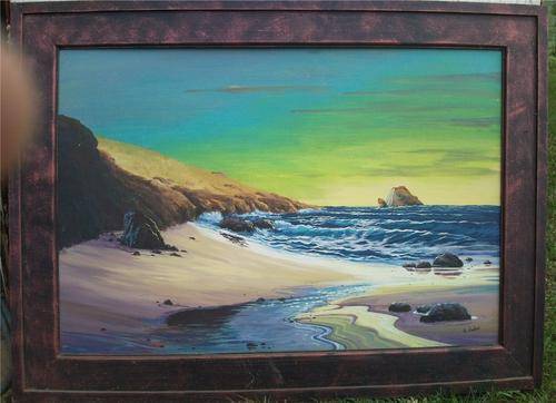 "Sea Scape 2 " Original painting by Kenny Baker