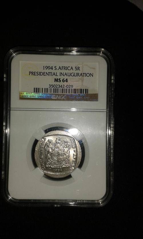 1994 PRESIDENTIAL INAUGURATION GRADED MS 64 graded by NGC