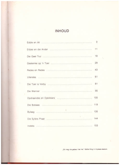 RAPPORT-TOER: `N DROOM VAN `N GEEL TRUI *GETEKEN*