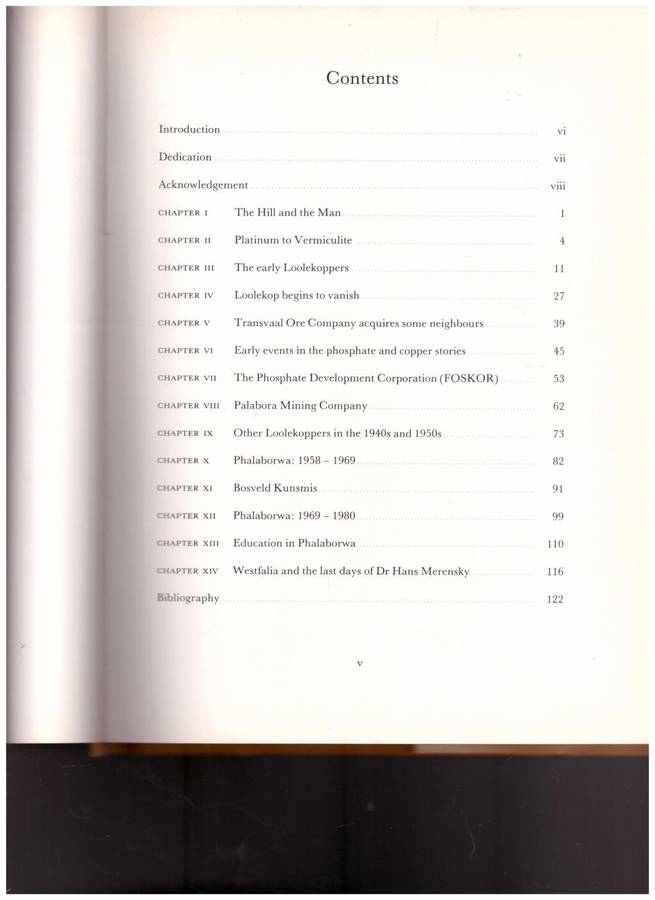 THE VANISHED SADDLEBACK, THE STORY OF PHALABORWA