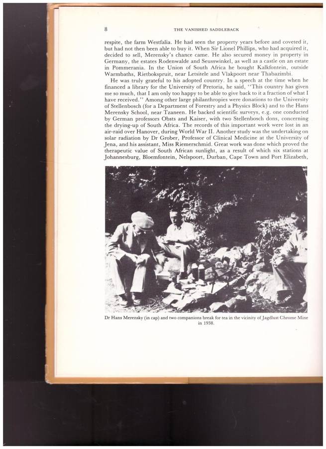 THE VANISHED SADDLEBACK, THE STORY OF PHALABORWA