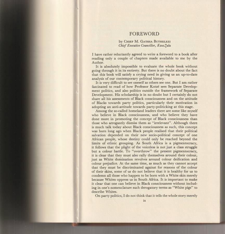 AFRICAN POLITICS IN SOUTH AFRICA 1964-1974 PARTIES AND ISSUES