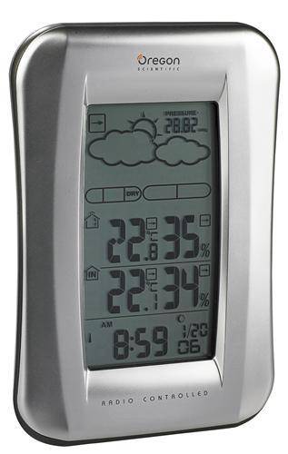 Oregon Scientific Dual Band with Heat Index + Ice alert Weather Station BAR688HG-BS