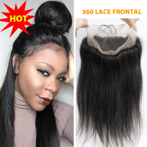 360 Lace closure with 2 bundles / Virgin Hair with 360 Closure