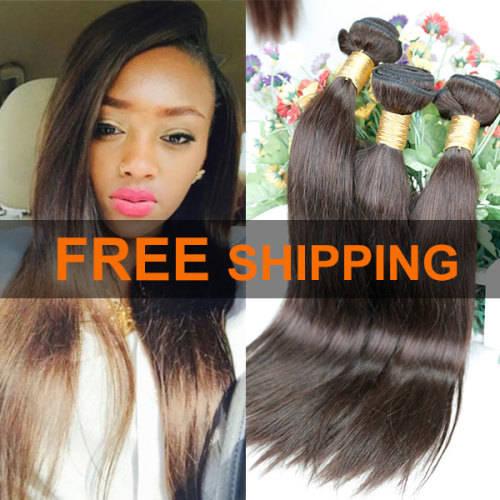 Virgin Hair Brazilian/Peruvian/Malaysian Hair 4 colors in stock 8"-30" (FREE SHIPPING)