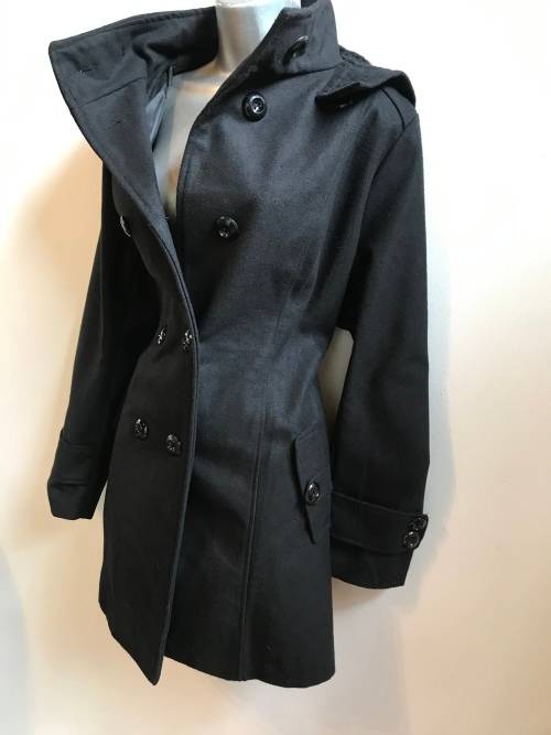 16 / 40 grey coat with hood