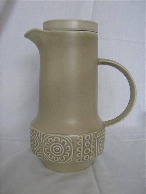 TUDOR WARE COFFEE POT by BARKER BROTHERS of STOKE-ON-TRENT..ENGLAND