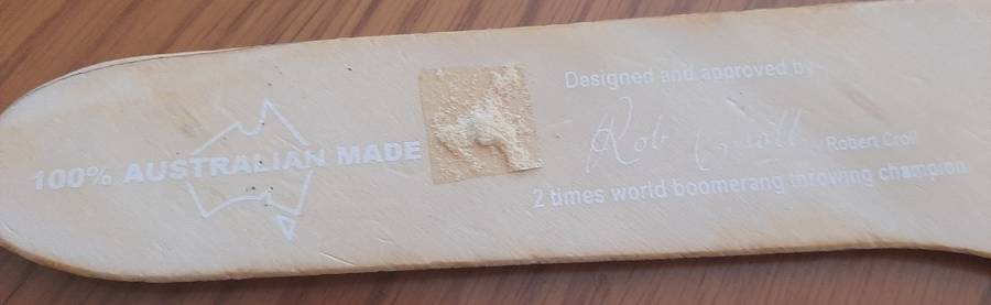 Australian Made Returning Boomerang