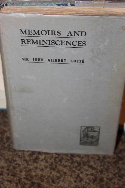 Memoirs and Reminiscences
