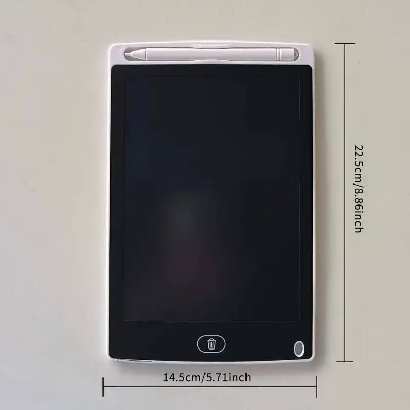 Pink 8.5` Writing Tablet, Perfect for kids to learn and draw