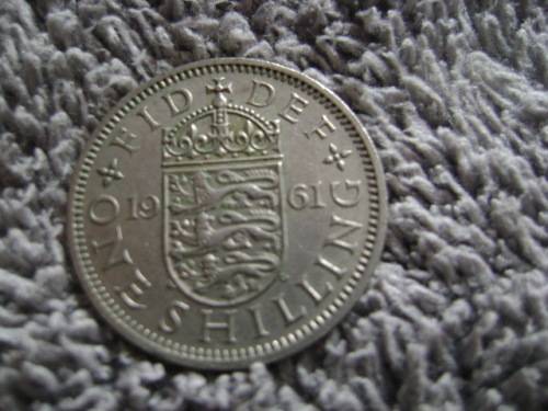 Great Britain  one Shilling  1961