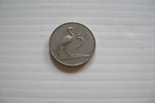 RSA    5 Cents   1967  (Afrikaans)