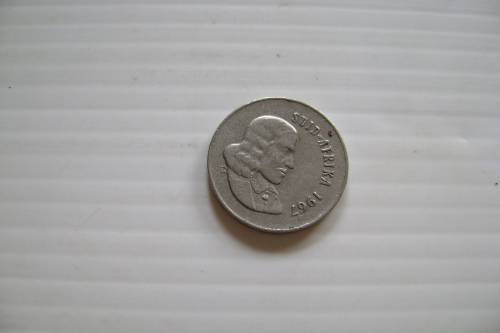 RSA    5 Cents   1967  (Afrikaans)