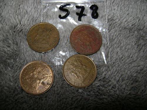 RSA 1 Cent coin:  1985  1987  1988   1989