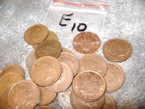 Great Britain 1 penny coin:  1985  1987  1988  1989