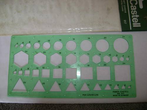 Drawing Stencil set: Faber - Castell   917