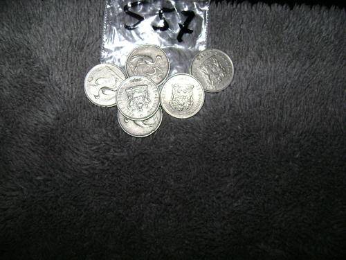 RSA  5 Cents:  1971   1973  1974           1975   1977   1978