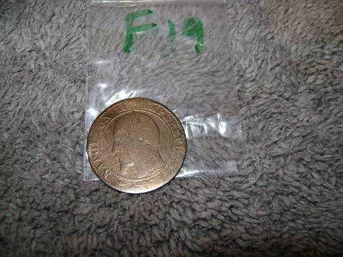 France  5 Centimes  1854