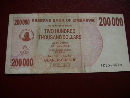 Zimbabwe 20000 Dollars            2003