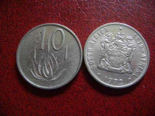 RSA 10 Cent 1972