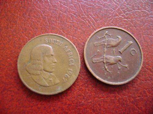 RSA   1 Cent  1967E