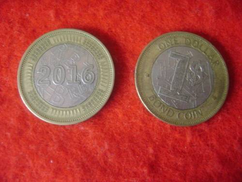Zimbabwe  2016  Bond Coin  1 Dollar