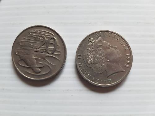 Australia  20 Cents  1999