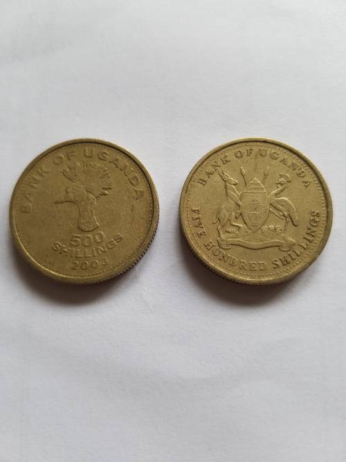 Uganda    500 Shillings  2003