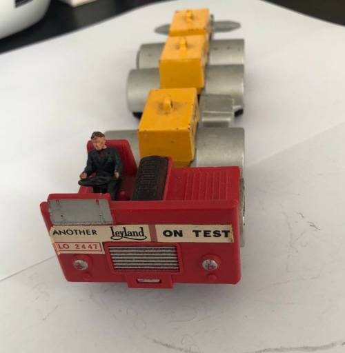 MECCANO DINKY TOYS #936 8 WHEEL CHASSIS TEST LEYLAND TRUCK .