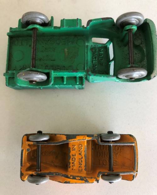 DUBLO DINKY TOYS: # 064 AUSTIN LORRY, #062 SINGER ROADSTER