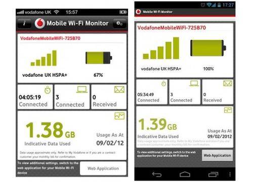 Modem Control Screen