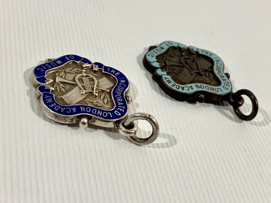 1 x Sterling Silver (13g) and 1 x Bronze Medallion