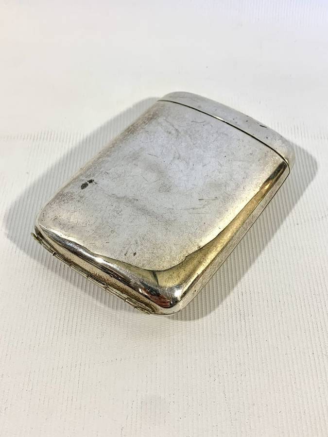 Hallmarked Sterling Silver Cigarette Holder (67 grams)