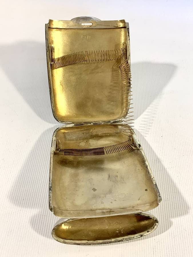 Hallmarked Sterling Silver Cigarette Holder (67 grams)