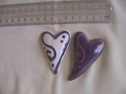 mosaic insert 2 hearts