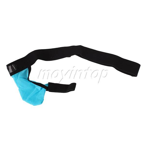 Sexy Mens Black Mesh Stap-on Underwear