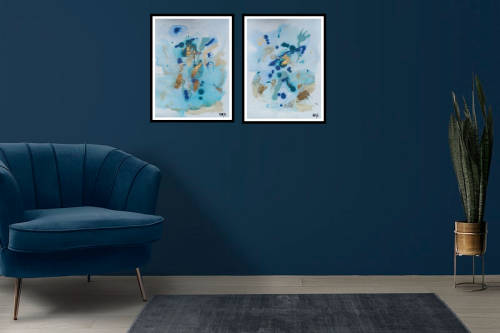 Introspective I & II - Set of 2 Abstract Art
