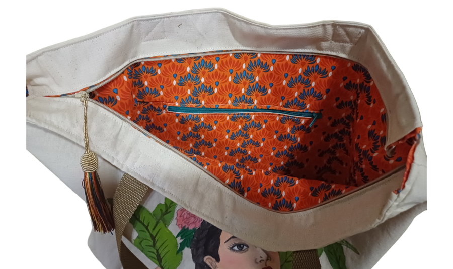 Frida I Canvas Tote Bag