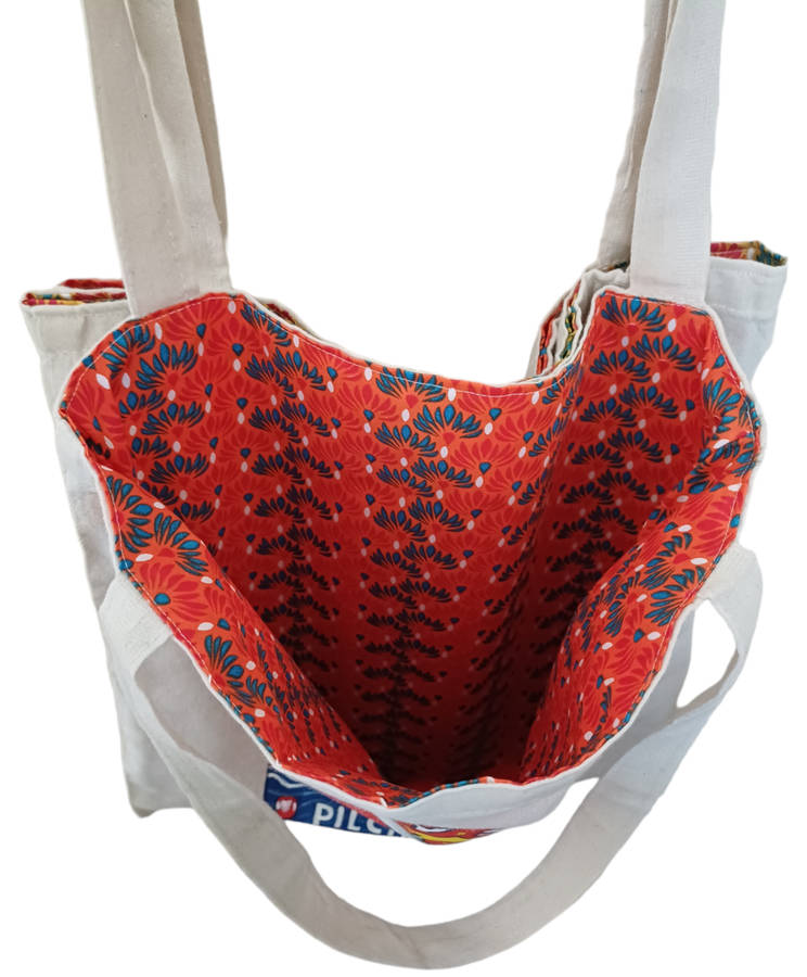 Lucky Star Reversible Grocery Tote Bag