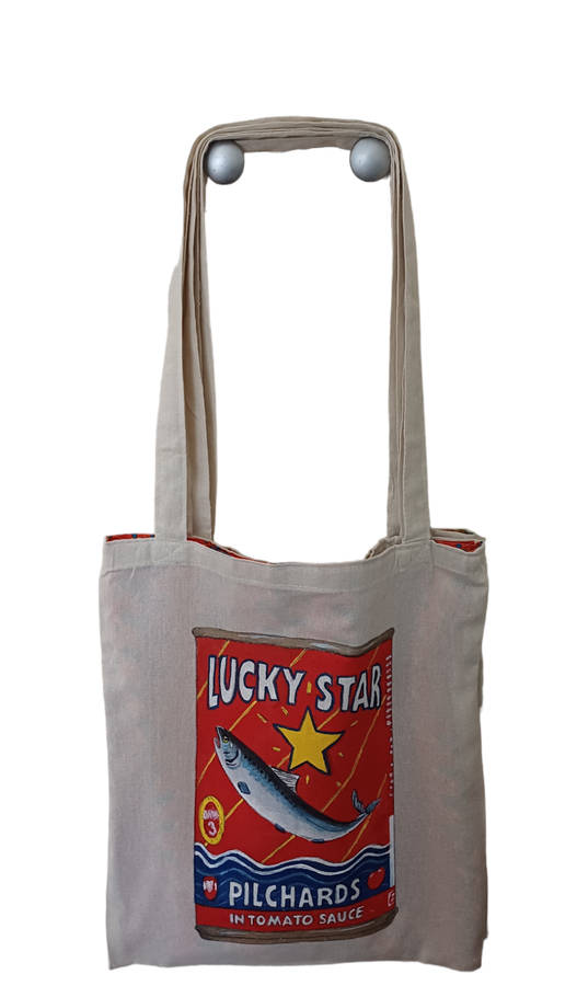 Lucky Star Reversible Grocery Tote Bag