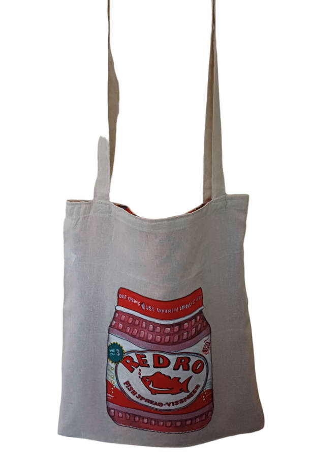 Redro Fish Paste Reversible Grocery Tote Bag