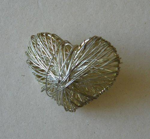 Small Wire heart 6cm