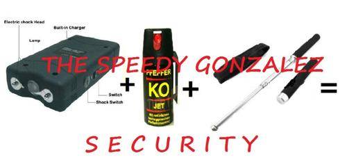New**Unisex Personal Security Pack for self defense,pepper spray,baton and stun gun!